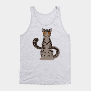 Minimalist Clouded Leopard Tank Top